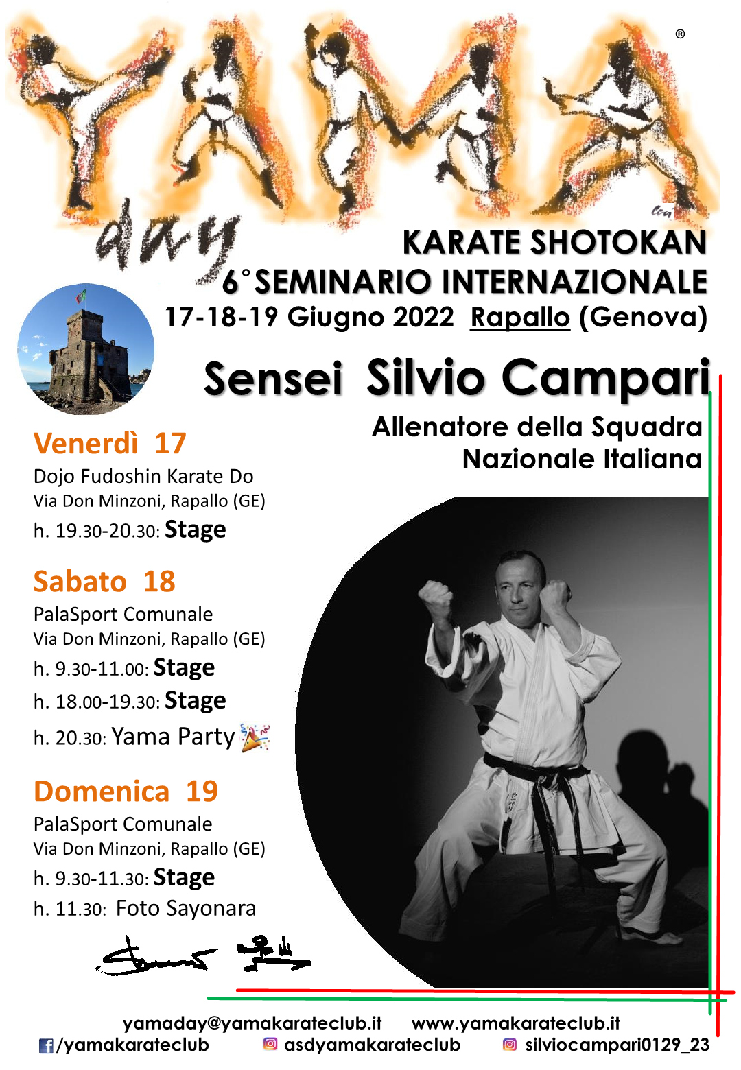 6° Seminario Internazionale Karate Shotokan Rapallo (GE) Italy